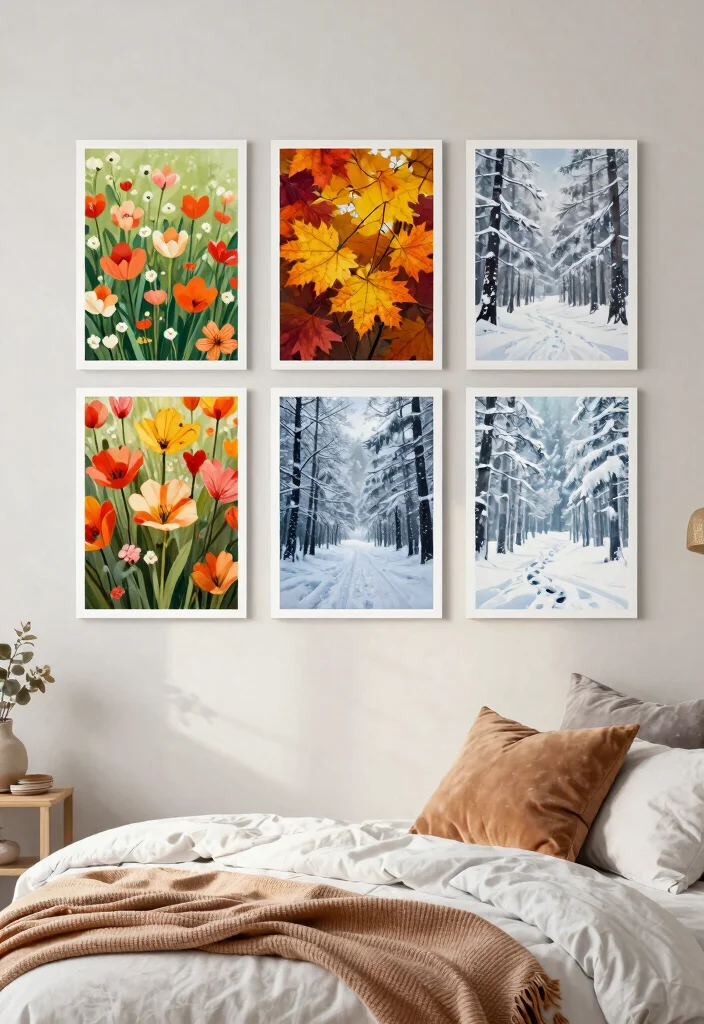 18 Printable Wall Art Bedroom Free Prints Ideas Easy Decor - 11. Seasonal Prints 1