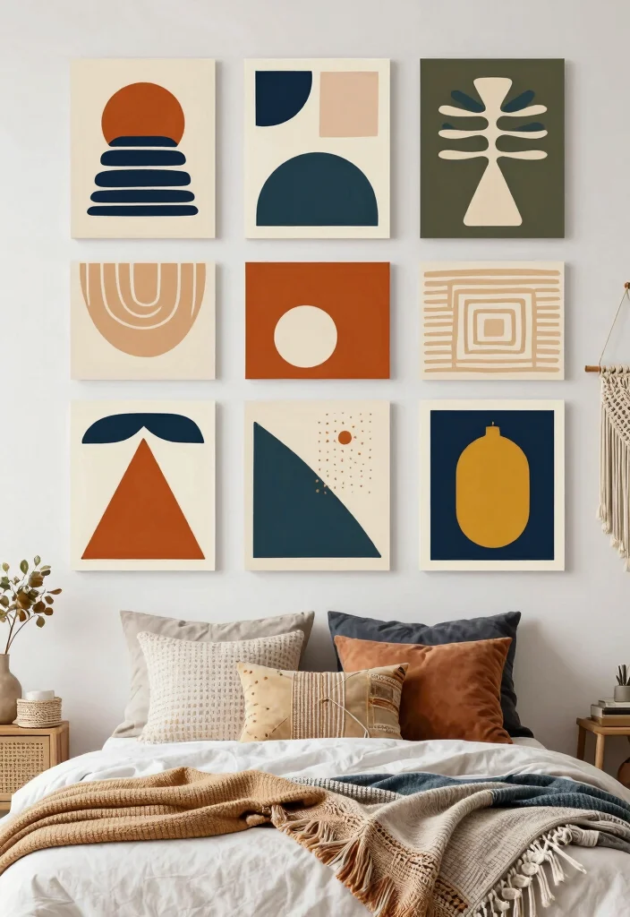 18 Printable Wall Art Bedroom Free Prints Ideas Easy Decor - 4. Geometric Patterns 1