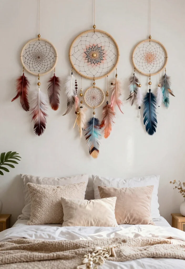 18 Printable Wall Art Bedroom Free Prints Ideas Easy Decor - 7. Dreamcatchers and Feathers 1