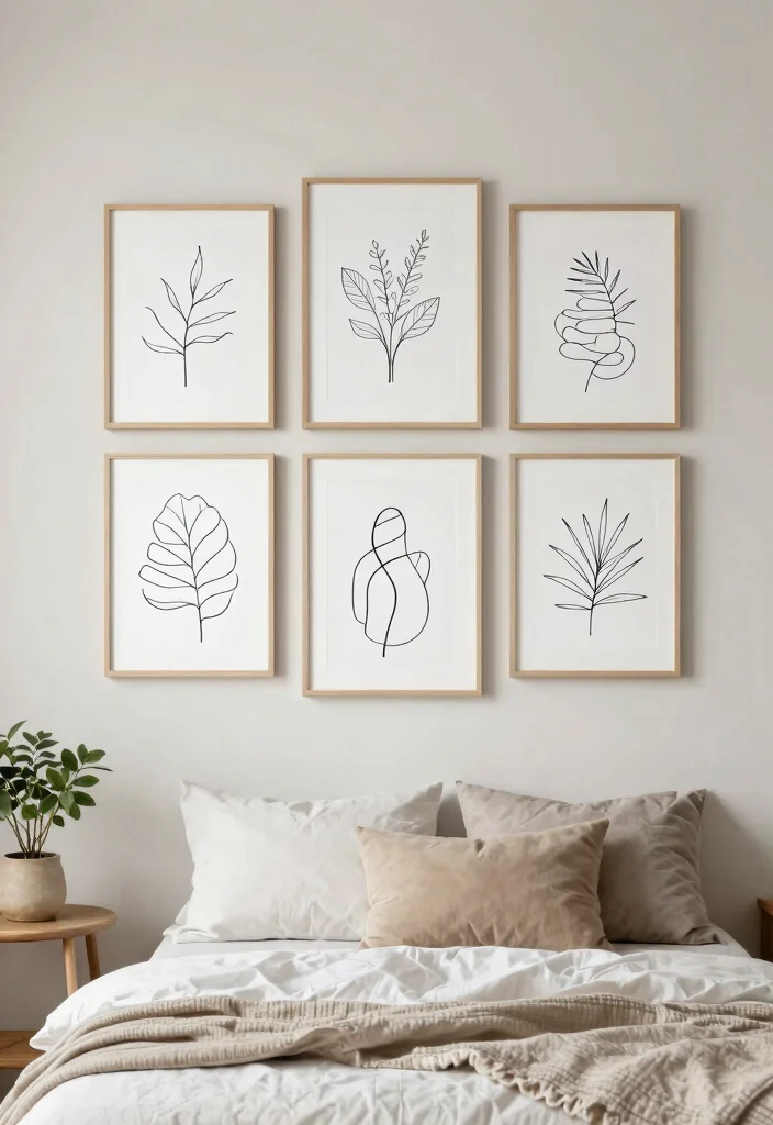 18 Printable Wall Art Bedroom Free Prints Ideas Easy Decor - 8. Minimalist Line Art 1