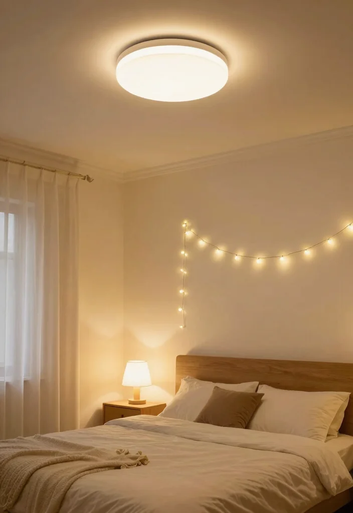 18 Sage Green Bedroom Aesthetic Ideas: Soft, Calm, and Trendy - 13. Layered Lighting Options 1