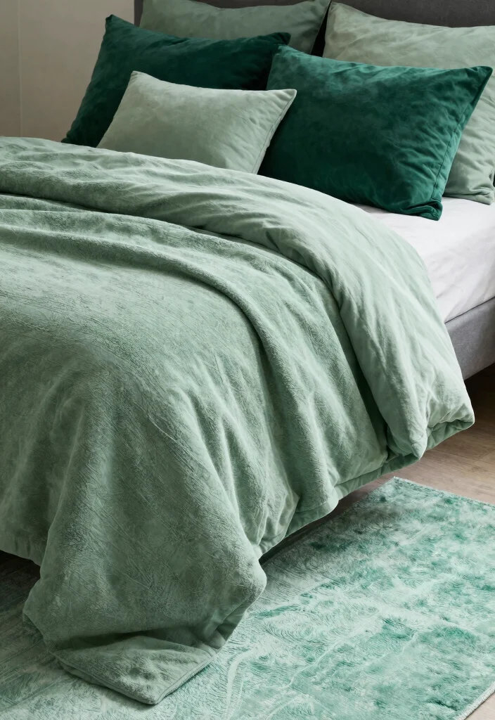 18 Sage Green Bedroom Aesthetic Ideas: Soft, Calm, and Trendy - 17. Layering Colors 1