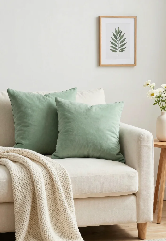 18 Sage Green Bedroom Aesthetic Ideas: Soft, Calm, and Trendy - 2. Sage Green Accents 1