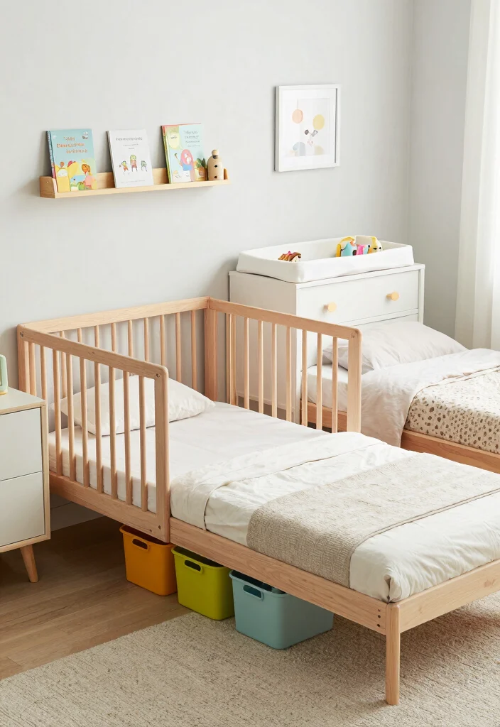 18 Small Bedroom With Baby Sharing Ideas: Cozy and Practical - 1. Space-Saving Furniture Solutions 1