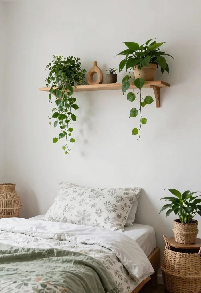 18 Small Bedroom With Baby Sharing Ideas: Cozy and Practical - 10. Nature-Inspired Decor 1