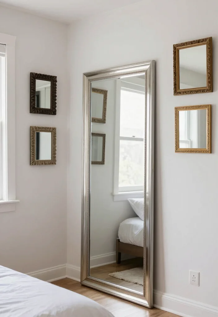 18 Small Bedroom With Baby Sharing Ideas: Cozy and Practical - 11. Brightening with Mirrors 1