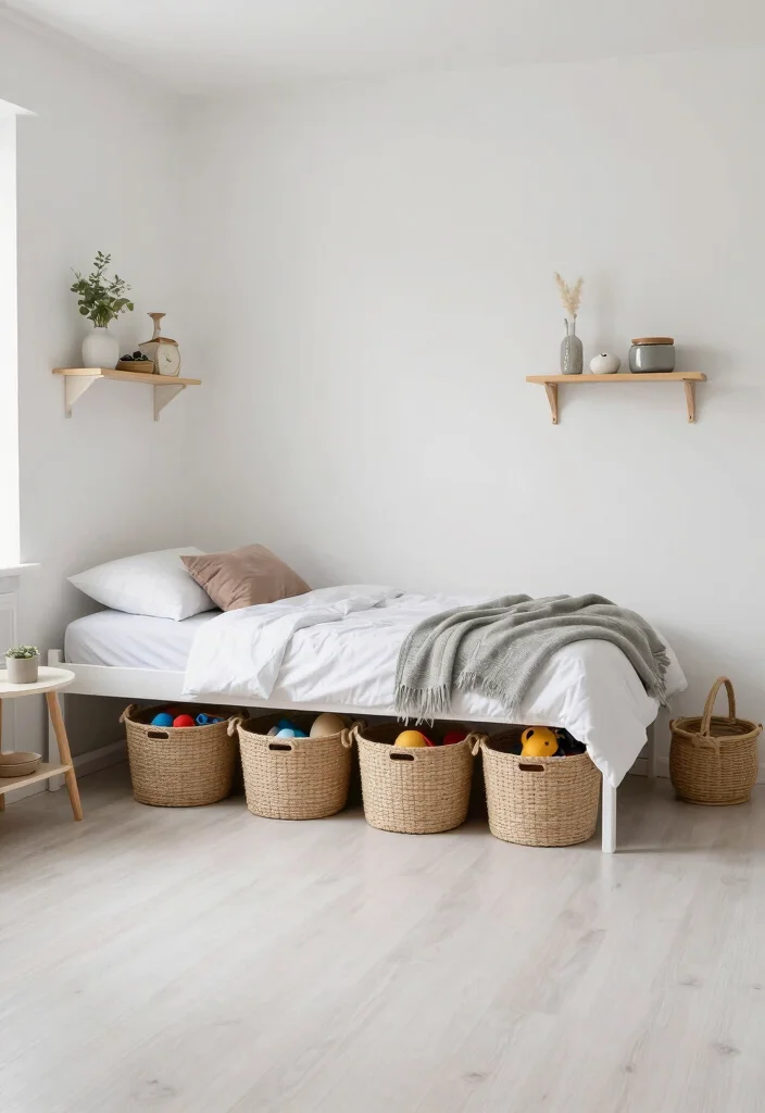 18 Small Bedroom With Baby Sharing Ideas: Cozy and Practical - 6. Clutter-Free Zones 1