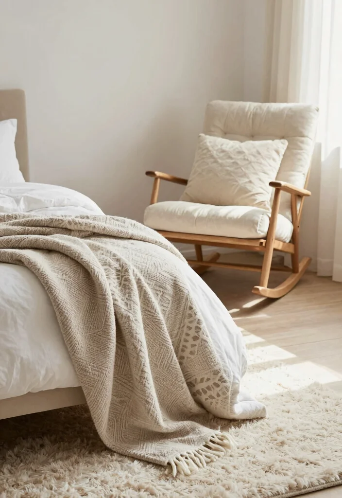 18 Small Bedroom With Baby Sharing Ideas: Cozy and Practical - 7. Cozy Textiles and Layers 1