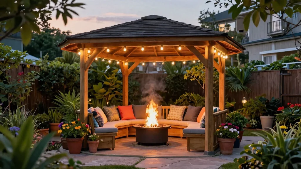 12 Fire Pit Canopy Ideas That Vent Smoke and Stay Safe