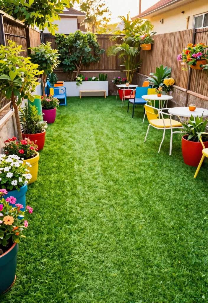 12 Outdoor Flooring Concepts That Drain Fast After Heavy Rain - 11. Artificial Turf: Lush and Low Maintenance 1