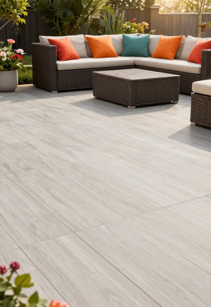 12 Outdoor Flooring Concepts That Drain Fast After Heavy Rain - 12. Deck Tiles: Quick and Stylish 1