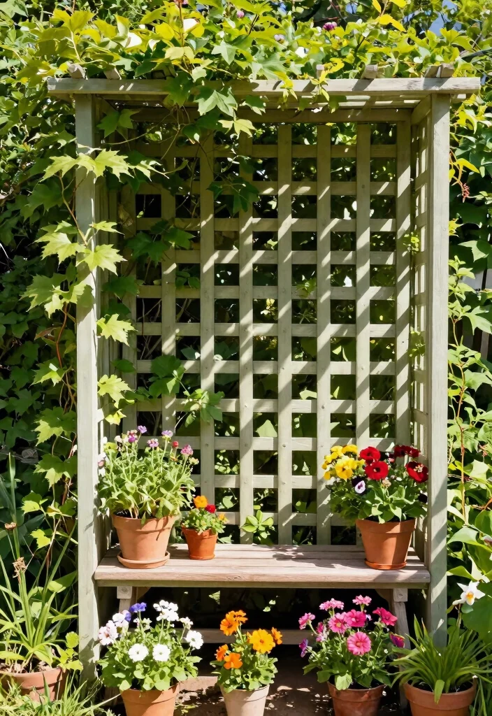 12 Wood Garden Fence Ideas That Provide Privacy on a Budget - 8. Wooden Trellis Fence 1