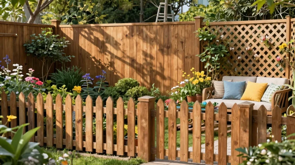 12 Wood Garden Fence Ideas That Provide Privacy on a Budget