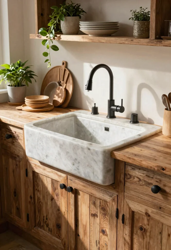 14 Farmhouse Sink Ideas That Fit Standard Cabinets - 14. Eco-Friendly Materials 1