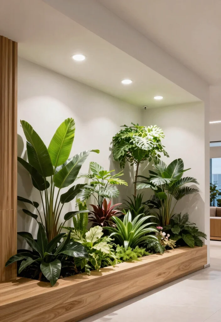 14 Focus Light Ceiling Ideas That Highlight Art Without Drilling - 8. Recessed Lighting 1