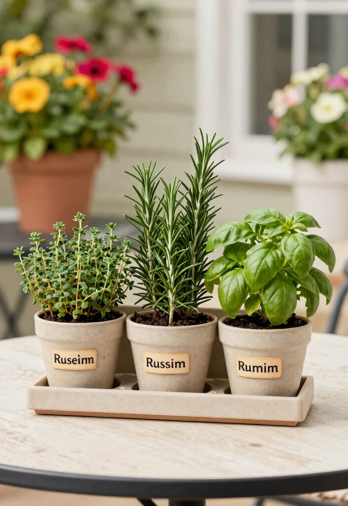 14 Herb Container Garden Ideas for Small Spaces and Tight Budgets - 12. Herb Container Sets 1