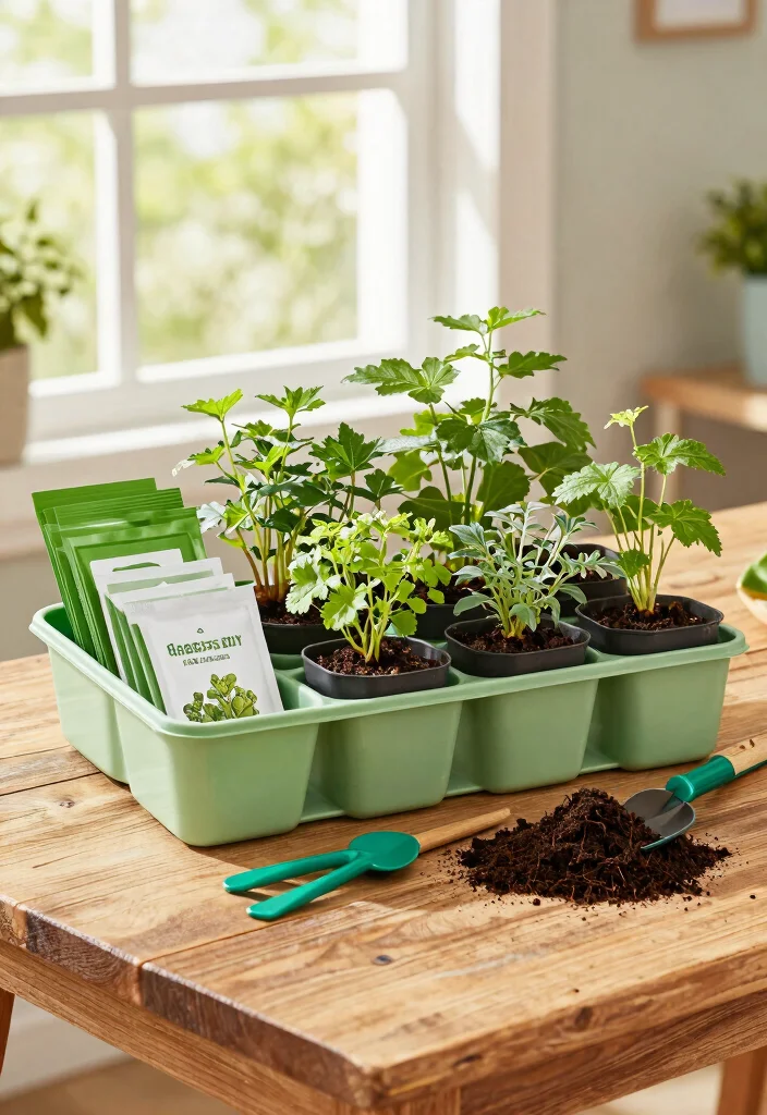 14 Herb Container Garden Ideas for Small Spaces and Tight Budgets - 9. DIY Herb Garden Kits 1