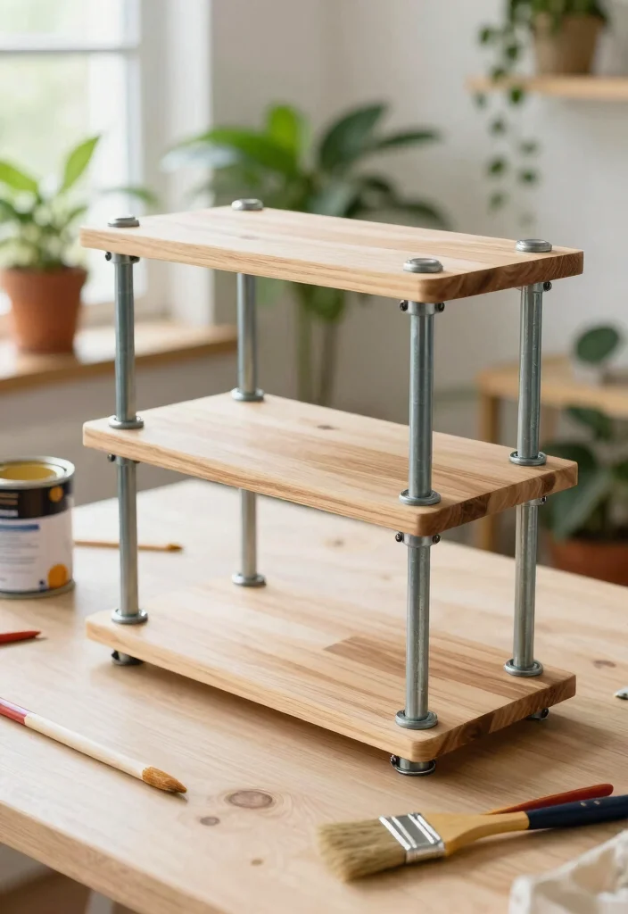 14 Indoor Plant Stand Ideas That Fit in Small Apartments - 11. DIY Plant Stands 1