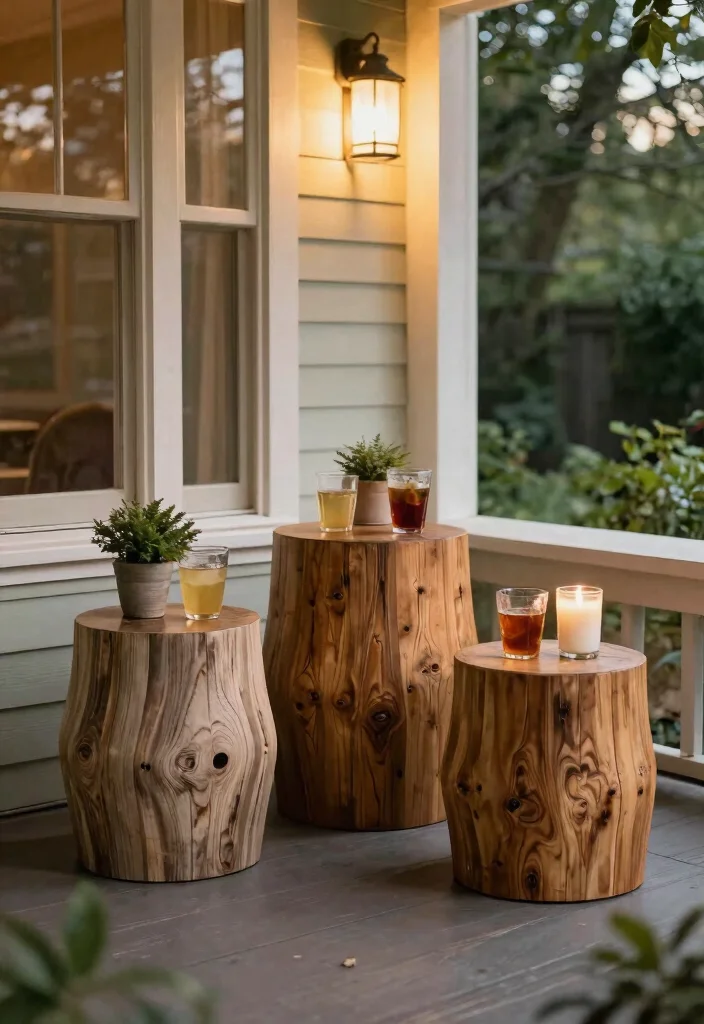 14 Screened In Porch Furniture Ideas That Handle Humidity Without Mildew - 12. Accent Tables for Functionality 1