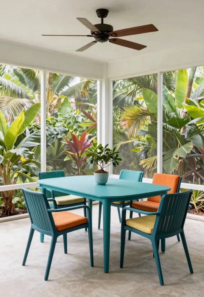 14 Screened In Porch Furniture Ideas That Handle Humidity Without Mildew - 5. Marine-Grade Polymer Furniture 1