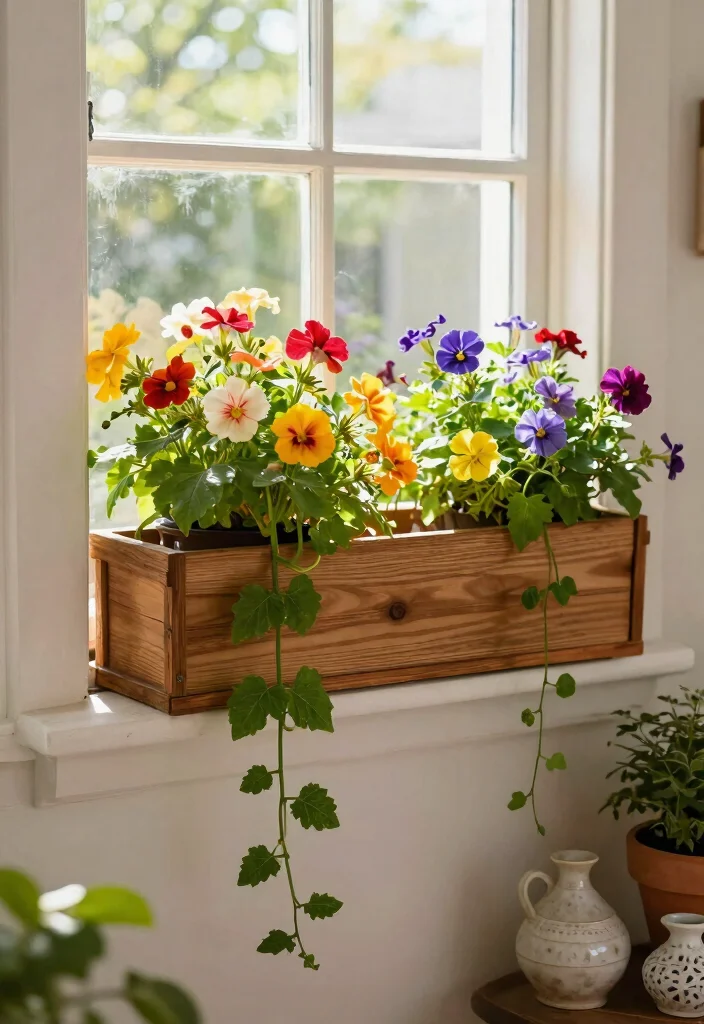 14 Sweet Potato Vine Planter Ideas That Cascade Without Taking Over - 5. Colorful Window Boxes 1