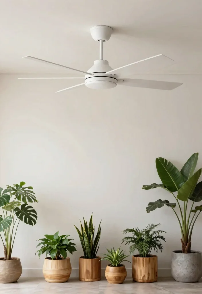 14 White Ceiling Fan Concepts That Don't Look Builder-Grade - 14. Scandi Style Simplified 1