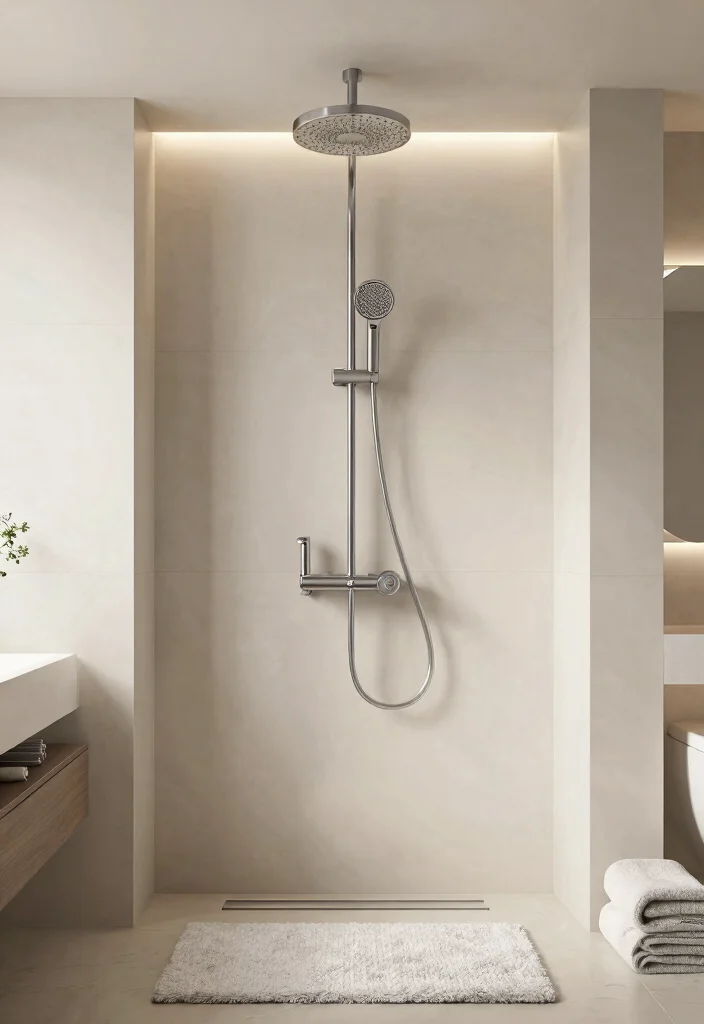 15 Ceiling Shower Head Ideas That Feel Like a Luxury Spa - 6. Dual Shower Heads 1