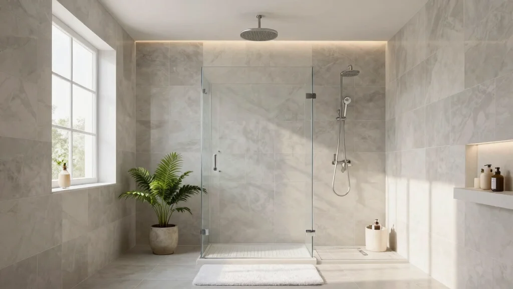 15 Ceiling Shower Head Ideas That Feel Like a Luxury Spa