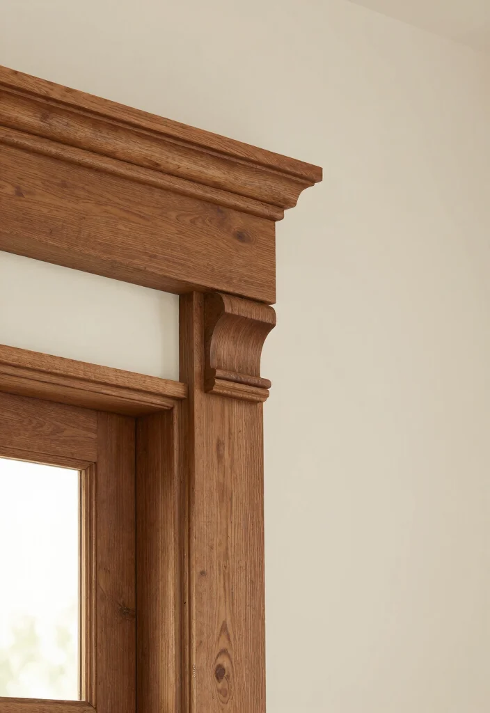 15 Farmhouse Door Trim Concepts That Hide Uneven Drywall Edges - 11. Decorative Corner Blocks 1