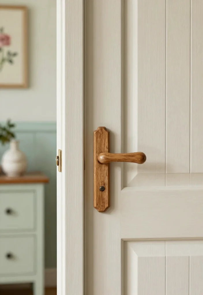 15 Farmhouse Door Trim Concepts That Hide Uneven Drywall Edges - 4. Beadboard Beauty 1