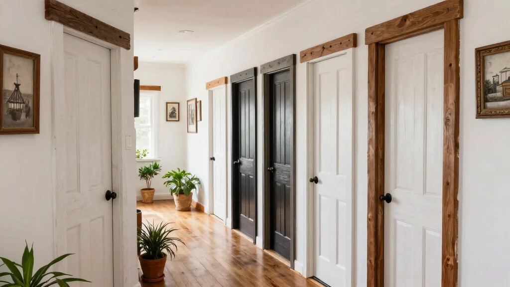 15 Farmhouse Door Trim Concepts That Hide Uneven Drywall Edges