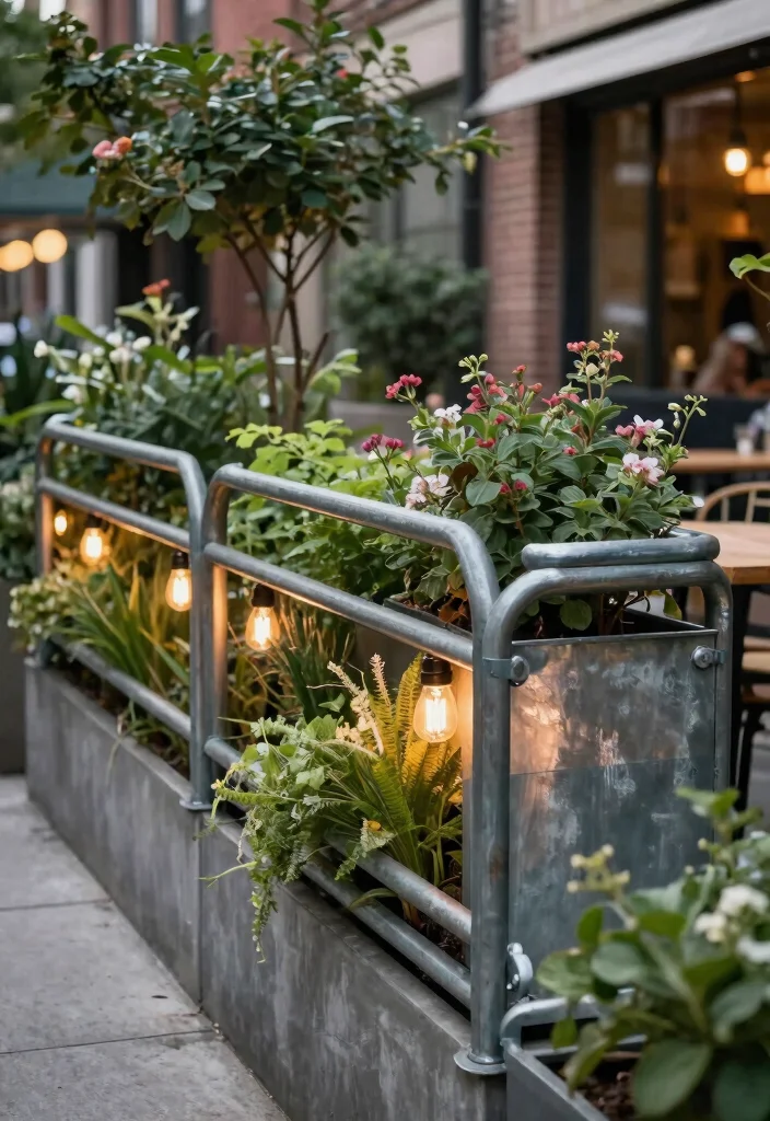 15 Metal Railings Outdoor Ideas That Don't Rust in Wet Climates - 10. Industrial Chic Railings 1