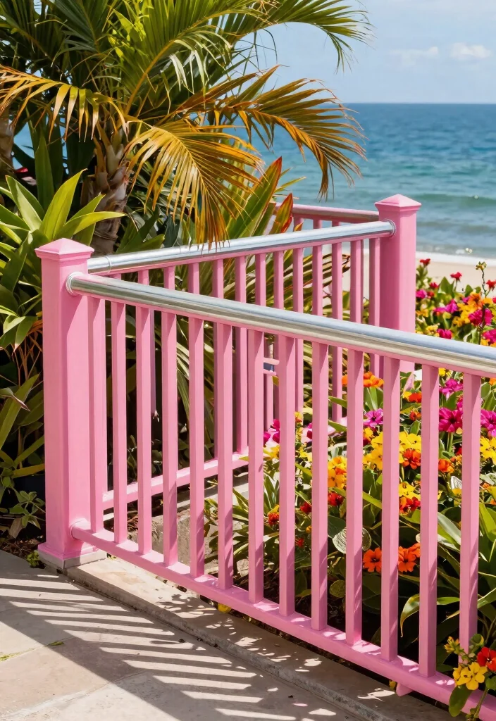 15 Metal Railings Outdoor Ideas That Don't Rust in Wet Climates - 2. Aluminum with Powder Coating 1