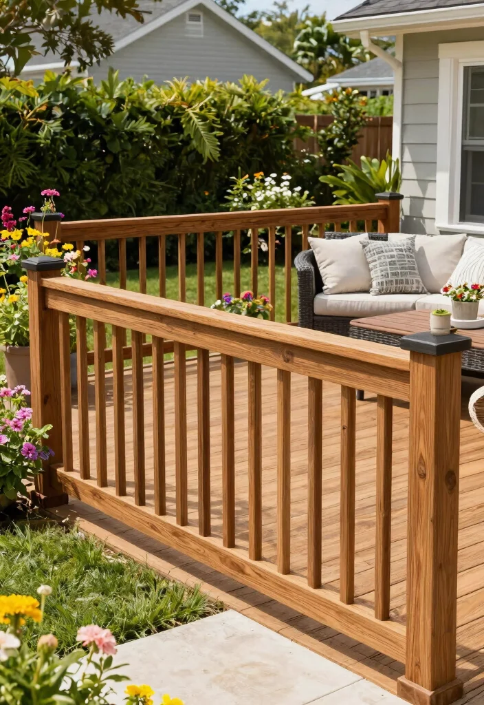 15 Metal Railings Outdoor Ideas That Don't Rust in Wet Climates - 5. Composite Railings for Longevity 1