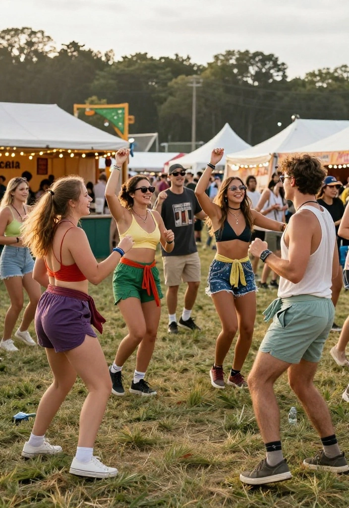 15 Outdoor Festival Outfit Ideas That Keep You Cool All Day - 4. Eco-Friendly Activewear Set 1