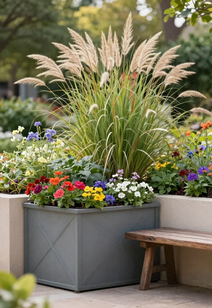 15 Outdoor Planter Box Ideas That Hide Ugly Foundation Walls - 4. Corner Planter Boxes 1