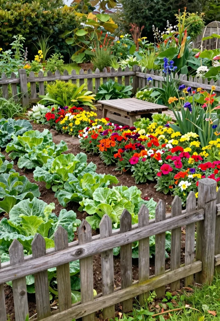 15 Split Rail Fence Ideas That Define Property Lines on a Budget - 10. Define Garden Zones 1