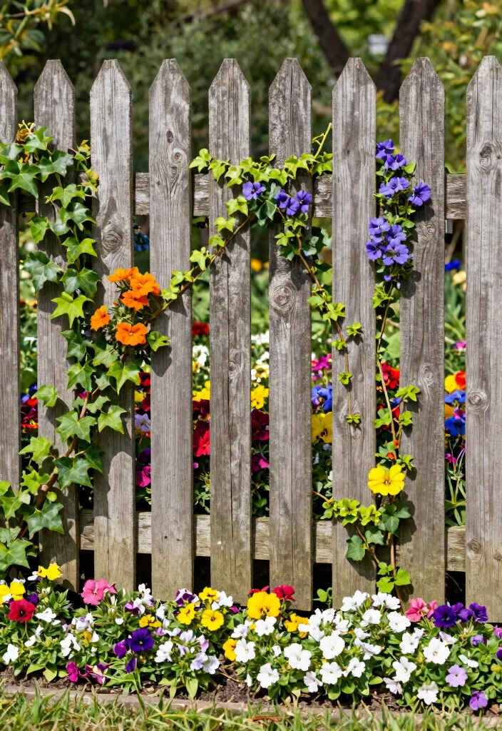 15 Split Rail Fence Ideas That Define Property Lines on a Budget - 5. Gap Fillers with Plants 1