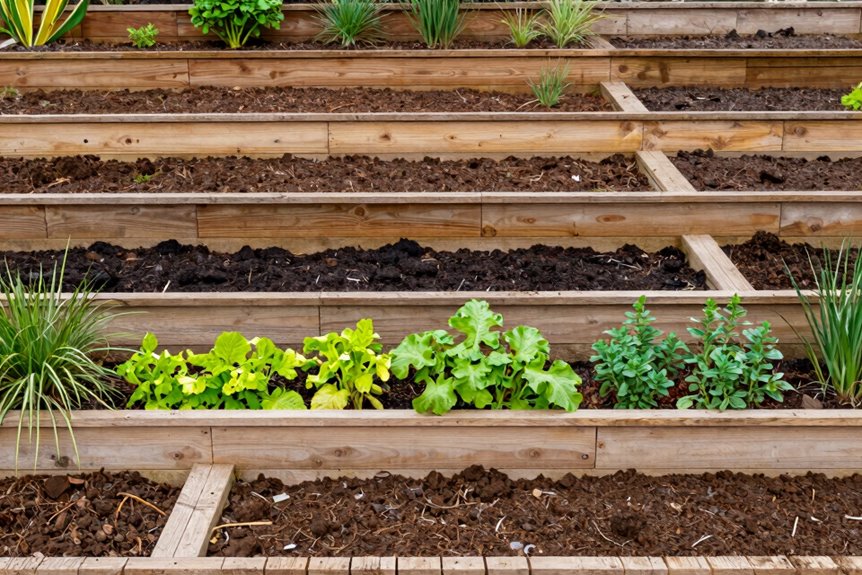 How to Build Raised Garden Beds on a Slope in 10 Steps 10 backfill bed with nutrient rich soil
