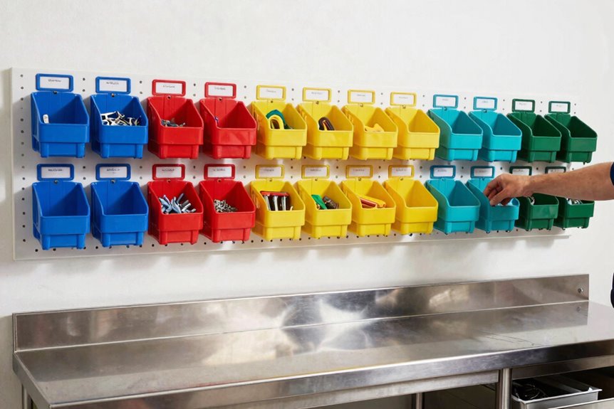 How to Organize Tools to Find Anything in Under 50 Seconds 7 color coded task zones for tools
