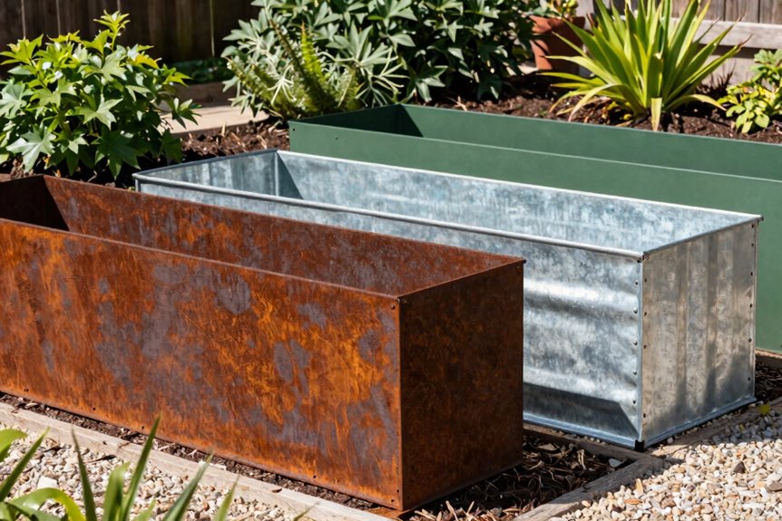 Are Metal Raised Beds Safe? 4 corten rusts coatings endure