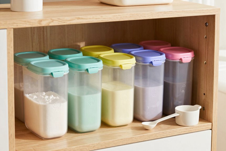 7 Tips for Storing Laundry Detergent Properly 3 detergent forms matching containers