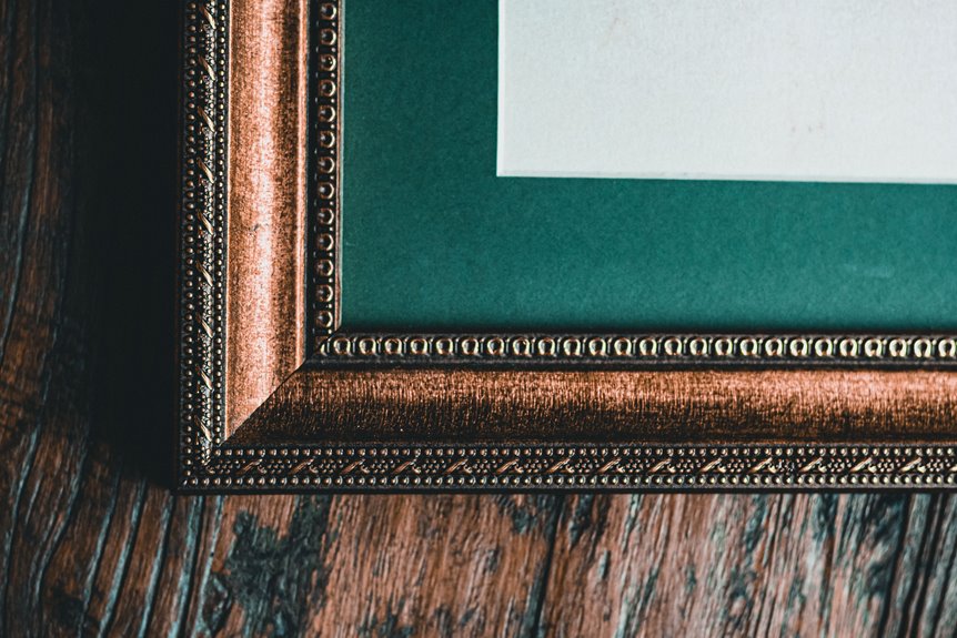 diy picture frame matting steps