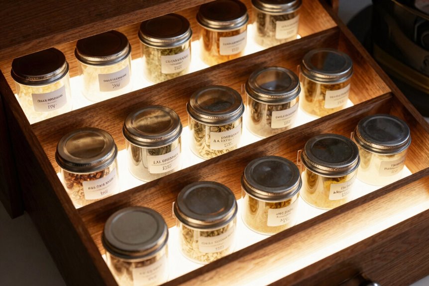 5 Dollar Store Organization Hacks That Actually Work 4 dollar tree spice frame drawer organizer