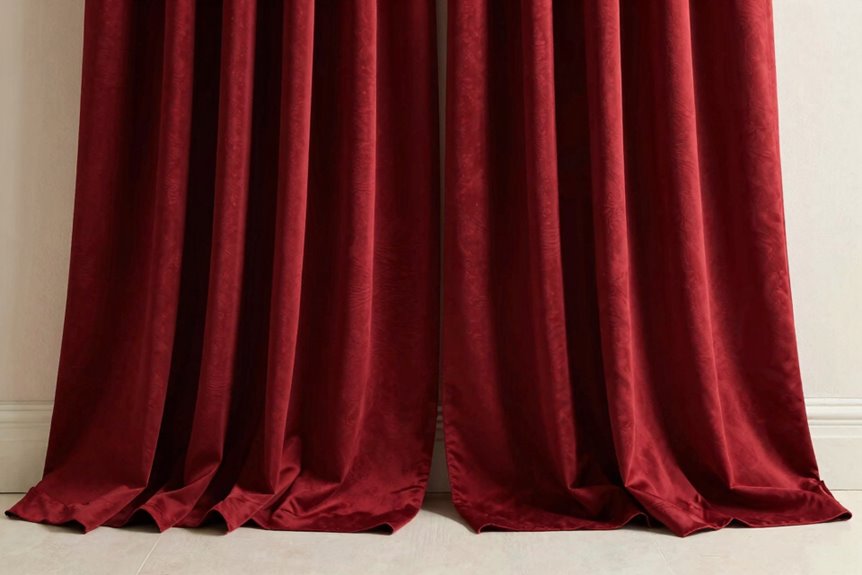 double width panels lush folds