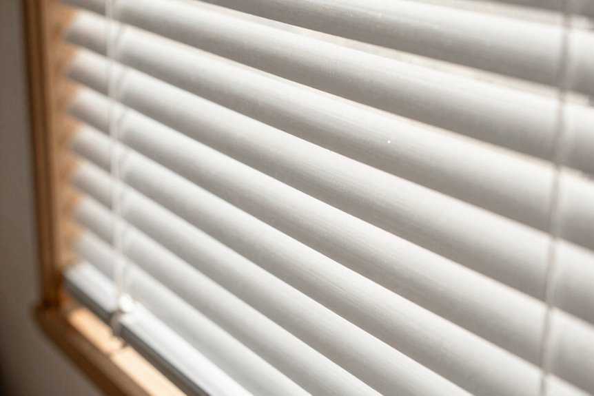 dust repellent wood blinds protection