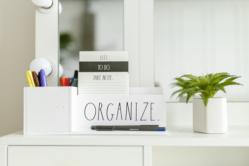 five tips for home organization