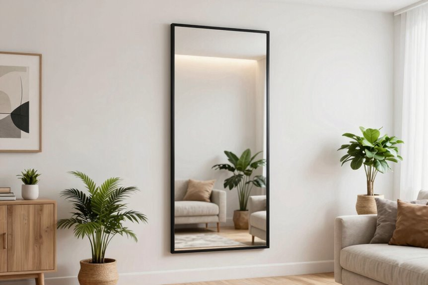 full length mirror expands space