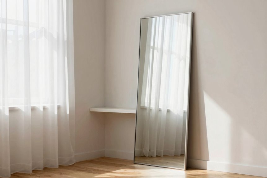 10 Ways to Make a Small Space Feel Bigger 8 hanging mirrors to reflect light
