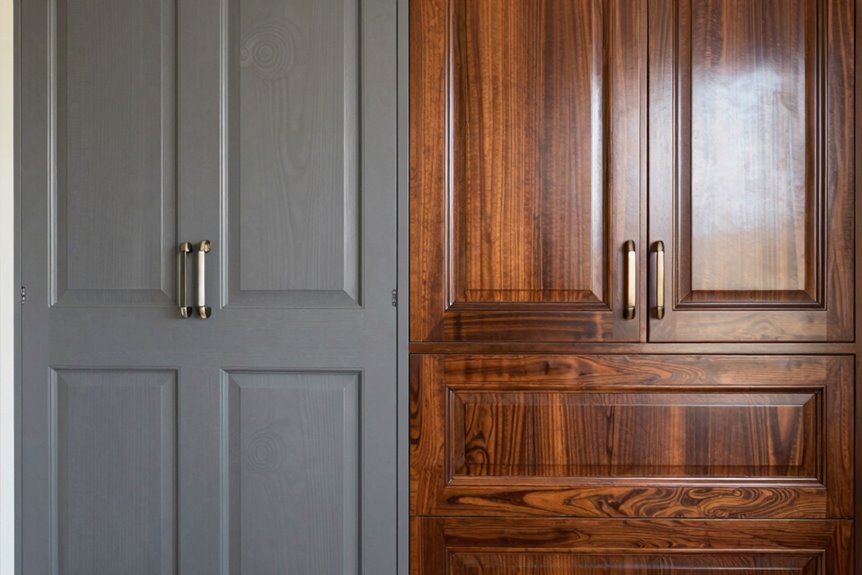 10 Ways Classy Closets Vs California Closets Stack up 6 laminate basics vs premium finishes